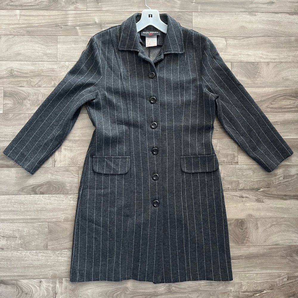 Vintage ladies long blazer - fits medium